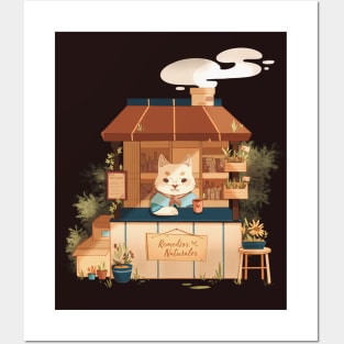 Apothecary Cat Posters and Art